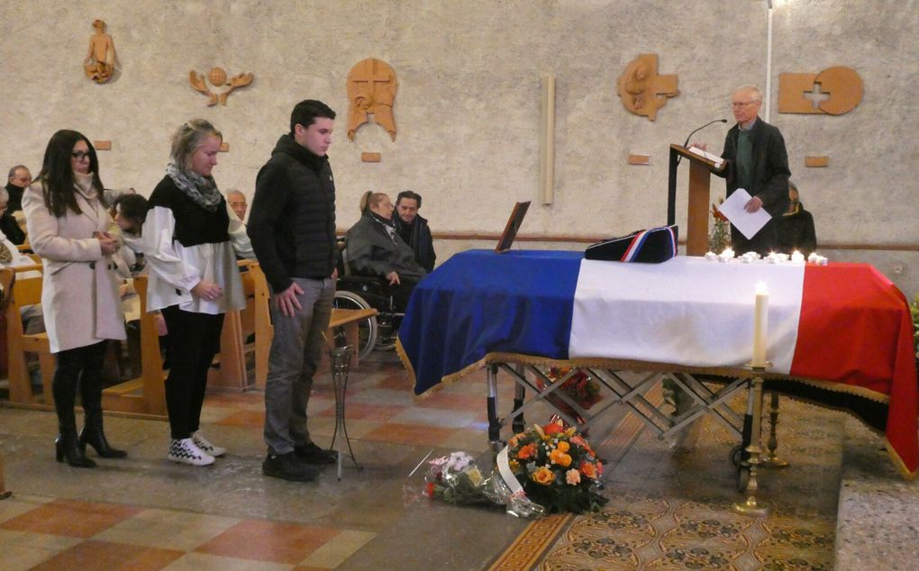 Obsèques de Michel Garin à St Ismier, le 30 janvier 2024