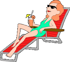C'est dur la chaise-longue !