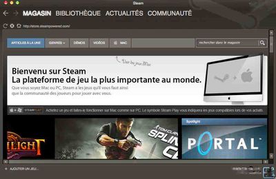 Steam est disponible pour Mac