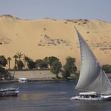 Paseo en felucha por el Nilo en Aswan