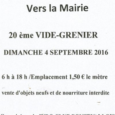 Le 20ème vide-grenier du Judo club est en vue. 