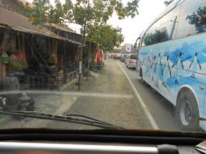 Routre entre Yogyakarta et Borobudur, juillet 2015
