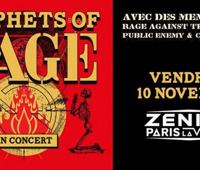 Agenda : Prophets of Rage + Nova Twins au Zénith, le 10 novembre 2017