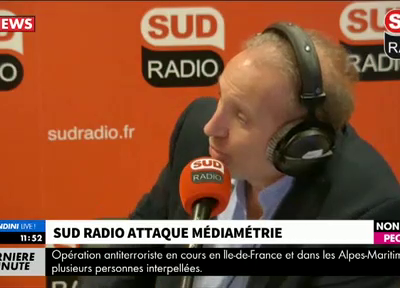 Le propriétaire de Sud Radio : "Les sondages radio de Médiamétrie sont bidons ! On les attaque en justice"