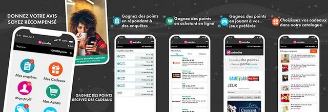 Maximiles, le panel multi-avantages français : cashback, sondages, jeux, etc...