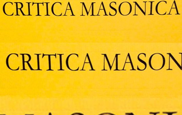 Annoncé ! « Critica Masonica », n°17, janvier 2021: « La démocratie, suite » 