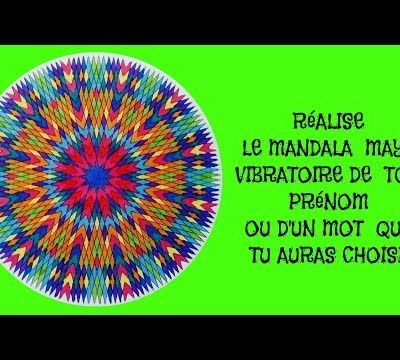 COMMENT FAIRE UN MANDALA MAYA PERSONNALISÉ ** TUTO **