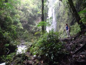 La fameuse cascade. On traverse avant de se rendre compte que le chemin ne continue pas bien loin...