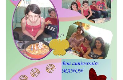 Bon anniversaire Manon !!!!