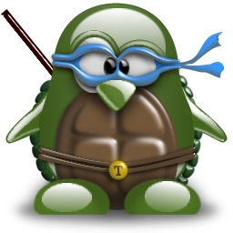Icones de la mascotte de Linux version BD