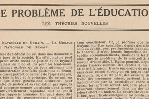 Renée Dunan "Le Problème de l'éducation - Les théories nouvelles" (1920)