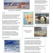 La page poésie d'Odile : « La mer qu’on voit danser… »