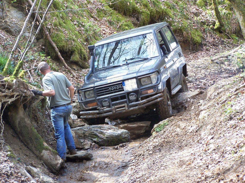 week-end 4x4 dans le cantal