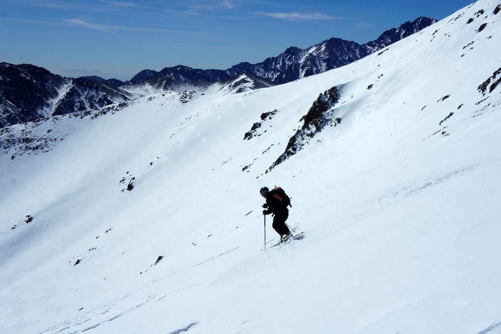 Ski-alpinisme au Maroc :Tachdirt &amp; Toubkal (4167 m)