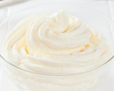 Crème Chantilly vanillée légère 