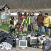 20 MARS 2011: SUCCES DE L'OPERATION DE NETTOYAGE DU BORD DE SEINE ET DE LA ROUTE DE LA GARE A THOMERY