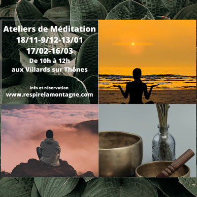 Ateliers de méditation