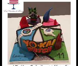 yokai watch cake