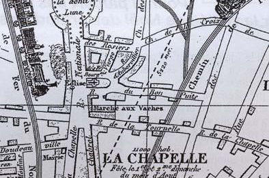 Plan du quartier La Chapelle