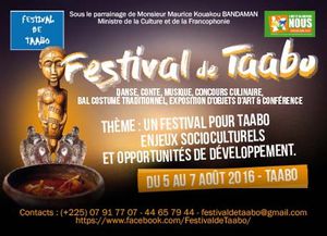 Festival de Taabo, revue de presse du 18.07.2016 à 11h