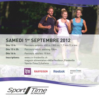 4ème course "La Cacatchou" - samedi 1er septembre 2012 (10 km)