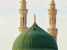 Green Doom Prophet Mosque Madinah