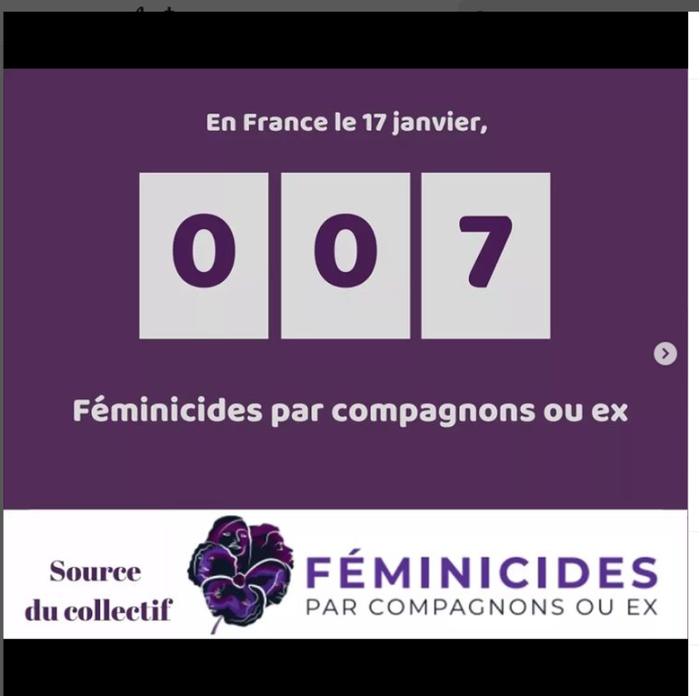 94 EME  FEMINICIDES DEPUIS LE DEBUT  DE L ANNEE 2022 