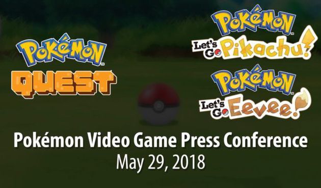 Conférence de presse sur le jeu vidéo Pokemon 2018 - enregistrement complet