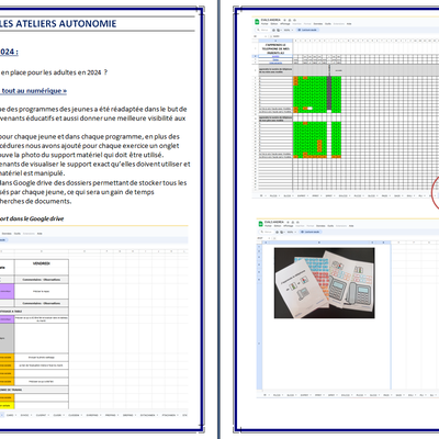 LES ATELIERS AUTONOMIE - Remaniement du  « tout au numérique »