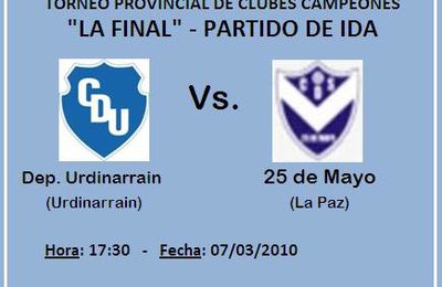 FINALISTAS - Torneo Provincial de Clubes Campeones "Juan Carlos Navarro"