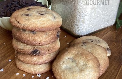 Cookies à la farine de riz et pépites de chocolat 