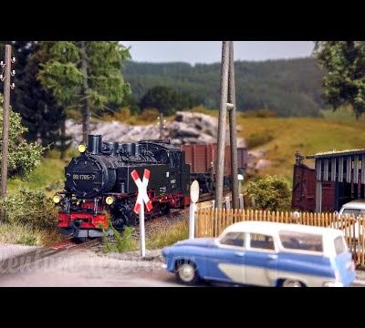 Une réplique des chemins de fer royaux de Saxe à l'échelle HO