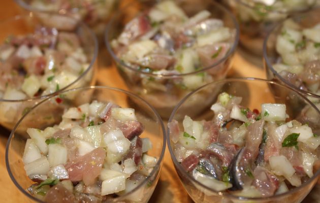 Tartare de sardine au fenouil et à l’orange