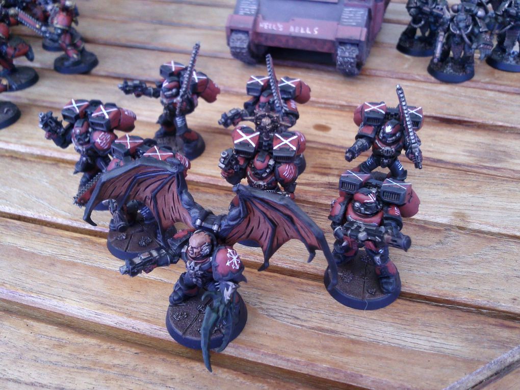 Mon armée de Space Marines du Chaos (3000 points à ce jour)