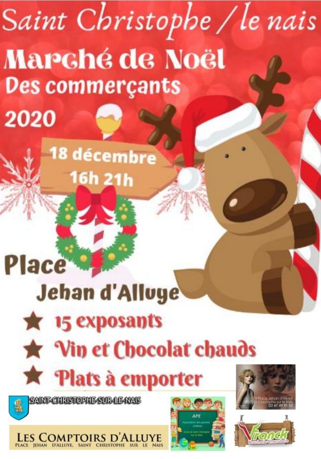 Saint-Christophe-sur-le-Nais : Un marché de Noël en semi-nocturne