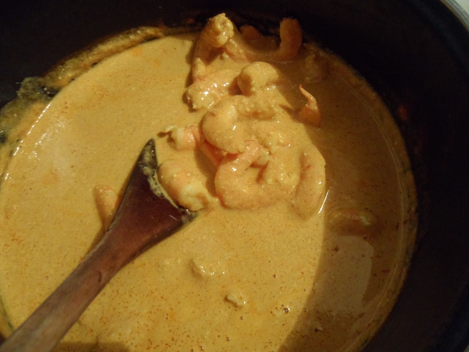 Curry de crevettes