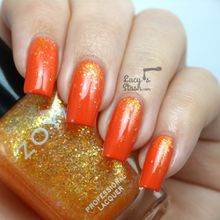 Juicy Glitter Gradient with Zoya Tickled & Bubbly