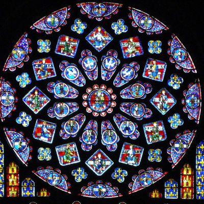 Les cathédrales gothiques pleines de couleurs