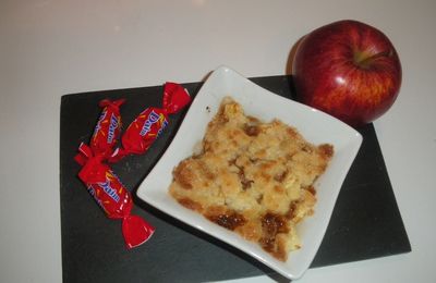 Crumble de pommes aux Daims