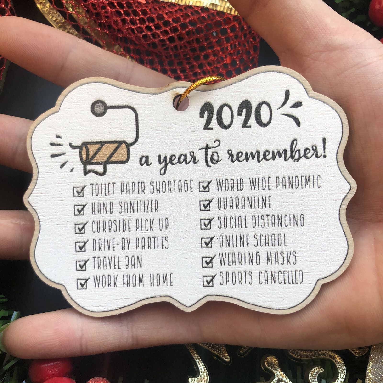 2020 A Year To Remember Christmas Ornament