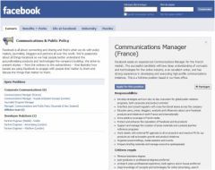 Facebook France cherche son responsable de la communication