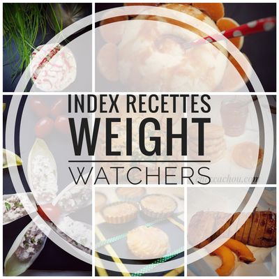 Index recettes Weight Watchers 