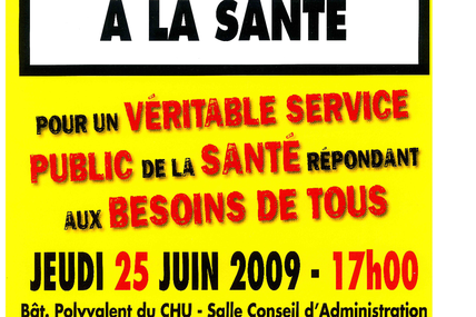 Débat hôpital public : jeudi 25 juin à Nîmes avec Patrick Pelloux (urgentiste) et Nadine Prigent (secrétaire générale CGT Santé)