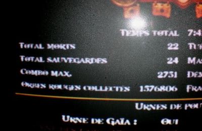 Combo max sur God Of War 2: 2731 coups !