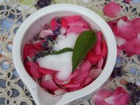 Rosen -Lavendel Zucker
