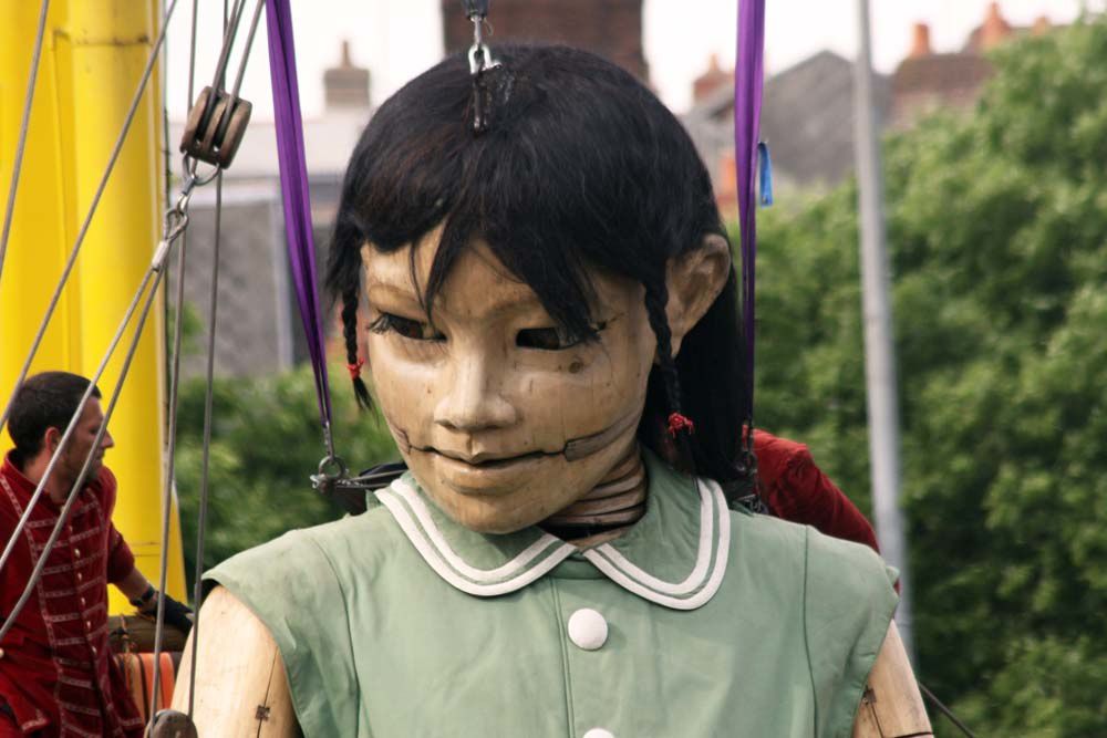 Les géants de Royal de Luxe dans les rues de Nantes 2009