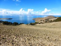 scintillement de l'eau du lac, vue sur les montagnes de la cordillère, Escalier Inca de Yumani (Isla del sol), différentes vues de l'Isla de la Luna et Isla del Sol