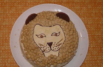 gâteau lion