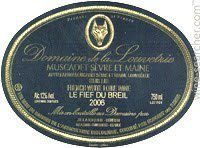 Muscadet Sèvre-et-Maine Cuvée Le Fief du Brel, Domaine de la Louvetrie, Jo Landron, 2007