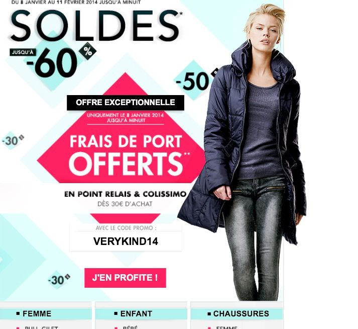 Les soldes encore et encore. 